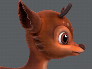 deer v01 Modello 3D