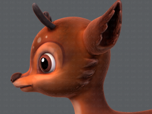 deer v01 Modello 3D