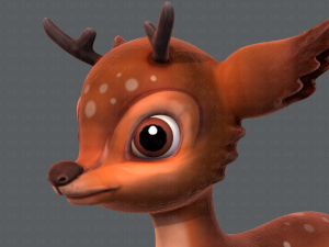 deer v01 Modello 3D