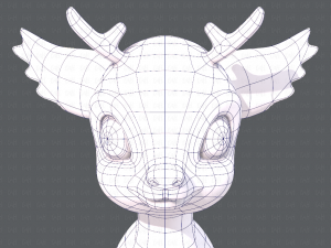 deer v01 Modello 3D