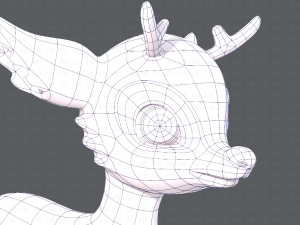 deer v01 Modello 3D