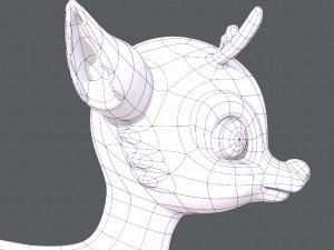 deer v01 Modello 3D