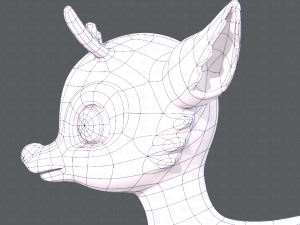 deer v01 Modello 3D