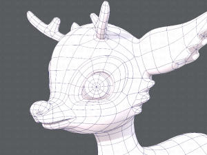 deer v01 Modello 3D