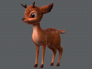 deer v01 Modello 3D