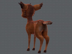 deer v01 Modello 3D