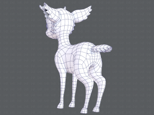deer v01 Modello 3D
