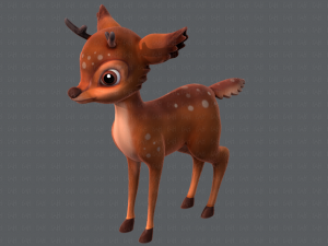deer v01 Modello 3D