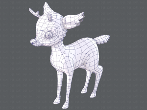 deer v01 Modello 3D