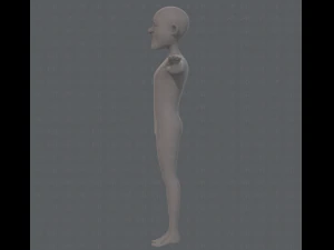 base mesh old man character v05 3D Model