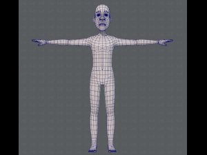 base mesh old man character v05 3Dモデル