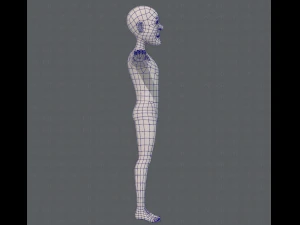 base mesh old man character v05 3D Model