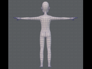 base mesh old man character v05 3Dモデル