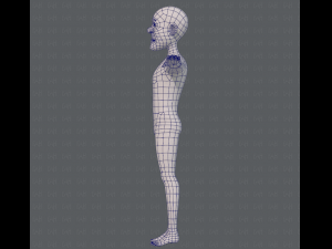 base mesh old man character v05 3Dモデル