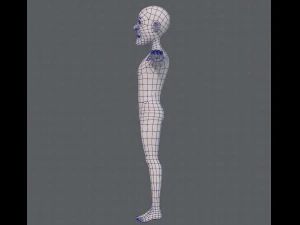 base mesh old man character v05 3D Model