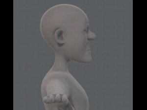base mesh old man character v05 3D Model