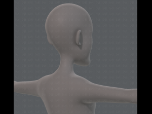 base mesh old man character v05 3Dモデル