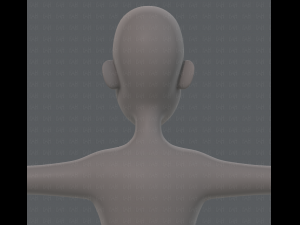 base mesh old man character v05 3Dモデル