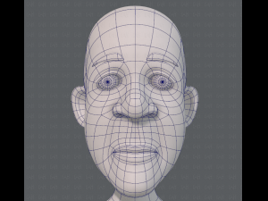 base mesh old man character v05 3Dモデル