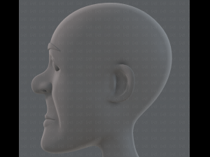 base mesh old man character v05 3Dモデル