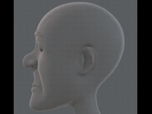 base mesh old man character v05 3D Model