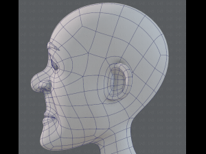 base mesh old man character v05 3Dモデル