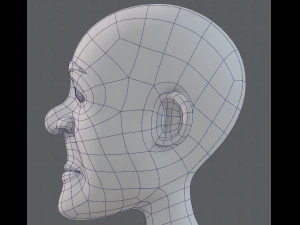 base mesh old man character v05 3D Model