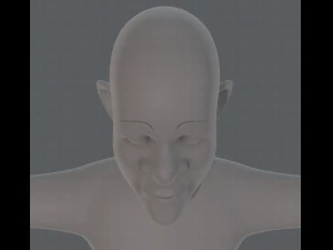 base mesh old man character v05 3D Model