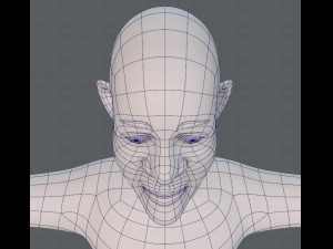 base mesh old man character v05 3Dモデル