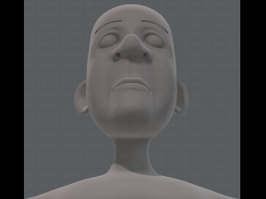 base mesh old man character v05 3Dモデル