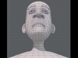 base mesh old man character v05 3Dモデル