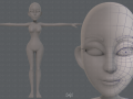 base mesh woman 14 3D 모델