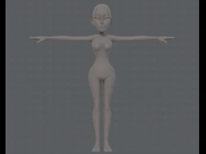 base mesh woman 14 3D Model
