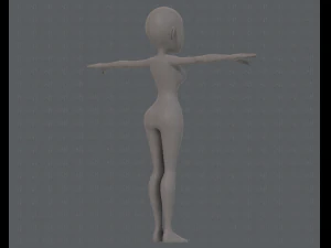 base mesh woman 14 3D Model