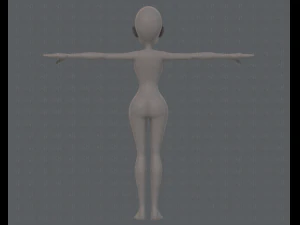 base mesh woman 14 3D Model