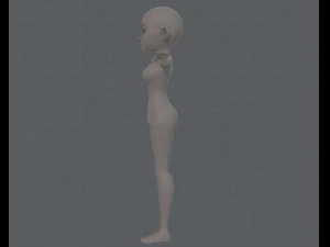 base mesh woman 14 3D Model