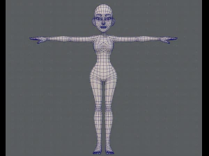 base mesh woman 14 3D Model