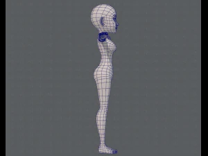 base mesh woman 14 3D Model