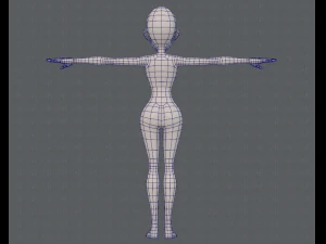 base mesh woman 14 3D Model