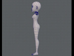 base mesh woman 14 3D Model