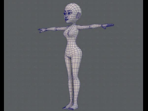 base mesh woman 14 3D Model