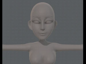 base mesh woman 14 3D Model