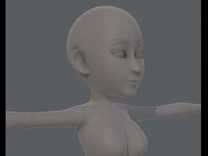 base mesh woman 14 3D Model