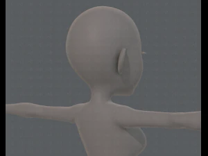 base mesh woman 14 3D Model