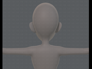 base mesh woman 14 3D मॉडल