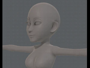 base mesh woman 14 3D Model