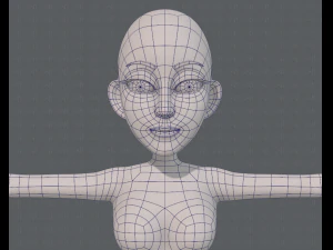 base mesh woman 14 3D Model