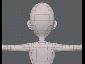 base mesh woman 14 3D Model