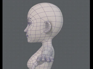 base mesh woman 14 3D Model