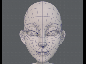 base mesh woman 14 3D मॉडल